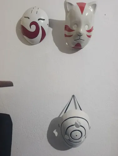 Máscaras naruto cosplay haku anbu obito