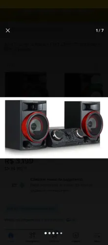 Som LG XBOOM novo 