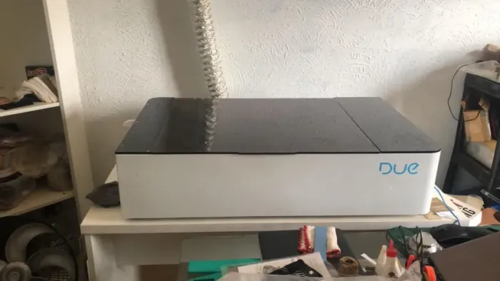 MÁQUINA LASER DUE FLOW CO? 45W COMPLETA - PRONTA PARA PRODUÇÃO