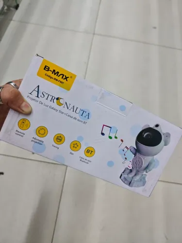 Projetor de Luz Galaxy + Caixa de Som - NOVO
