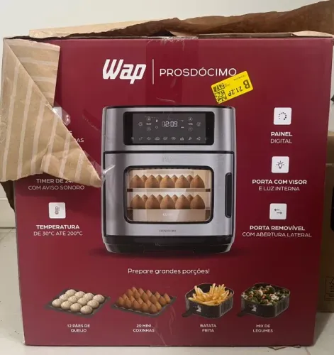 Air Fryer WAP Oven WAOD2 Antiaderente 12 litros