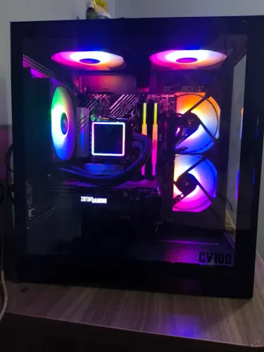 PC Gamer i5 10400 16GB DDR4 3200 XPG RTX2060 6GB ZOTAC NVME 256GB HD500GB RGB Water cooler