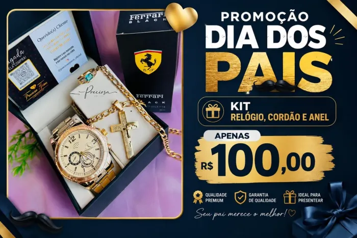 ? KIT MASCULINO ESPECIAL DIA DOS PAIS ?