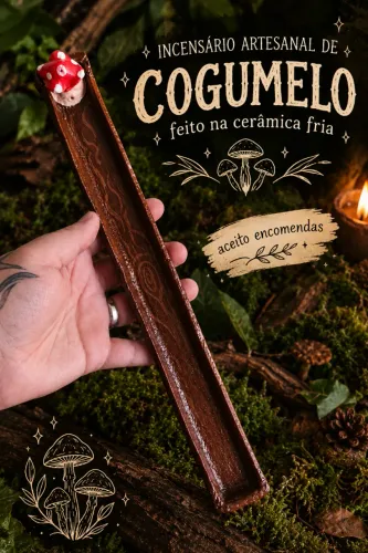 Incensário de cogumelo