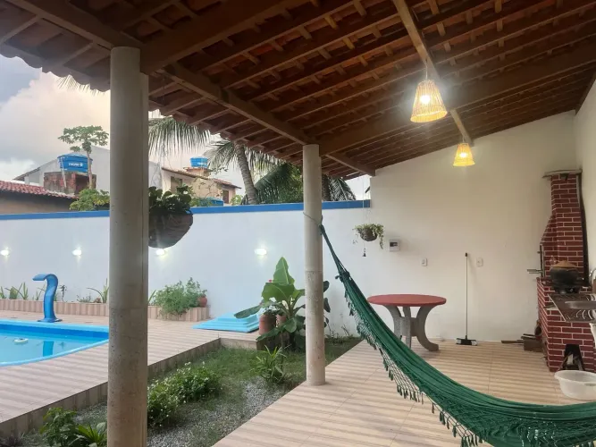 Casa com piscina por Temporada na Ilha da Croa em Barra de Santo Antônio - AL