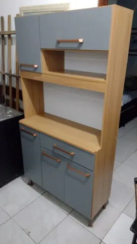 Armário de Cozinha Novo com Ótimo Acabamento iguape