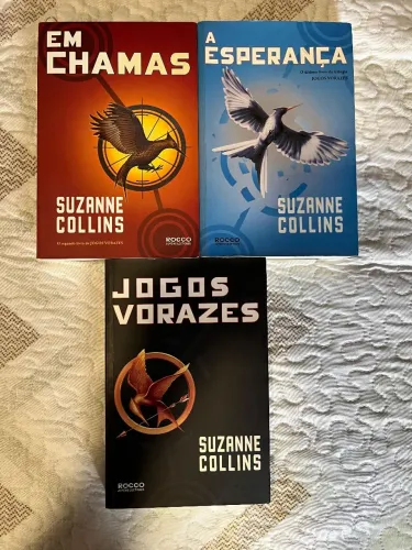 3 livros de jogos vorazes