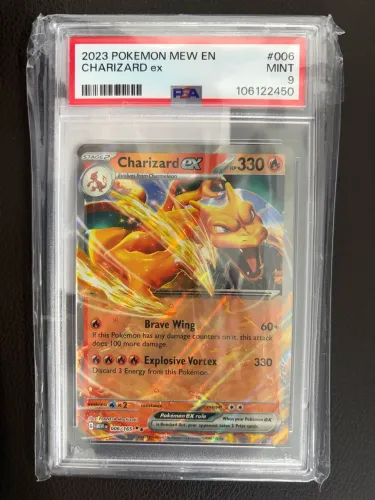 Carta Charizard EX PSA 9 006/165 EN