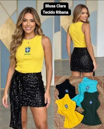 Blusa regata do Brasil