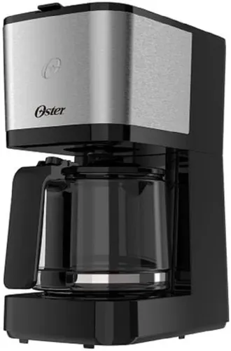 Cafeteira Oster Inox OCAF600 1,2L 750W Filtro Permanente Preta/Inox 110V