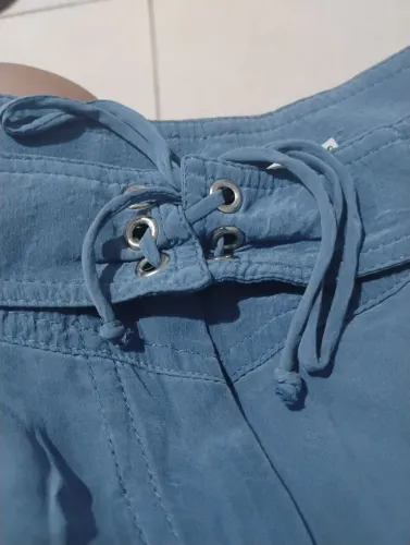 Short azul curto tamanho 38