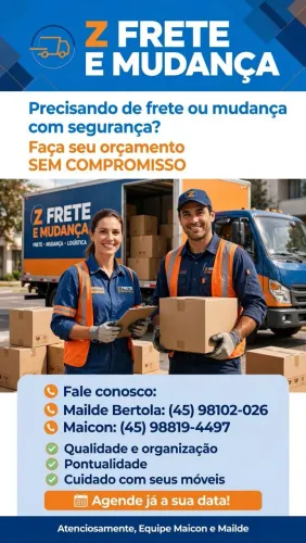 Precisando de frete / mudança entre em contato .