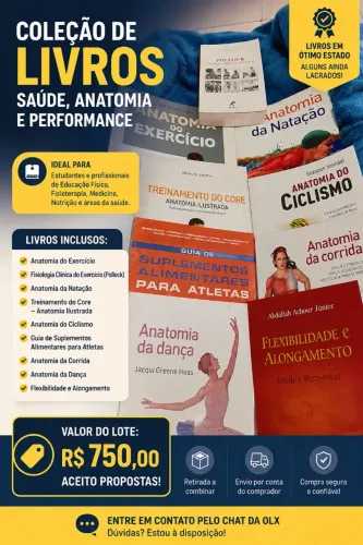 ZAL *23) COLEÇÃO DE LIVROS DE ANATOMIA