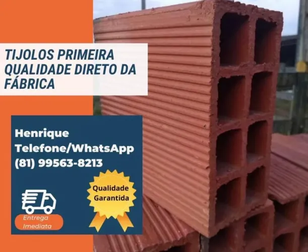 TIJOLOS DIRETO DE FÁBRICA