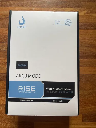 Water Cooler Gamer Rise Mode, ARGB, Intel e AMD, 240mm, Preto - RM-WCB-04-ARGB