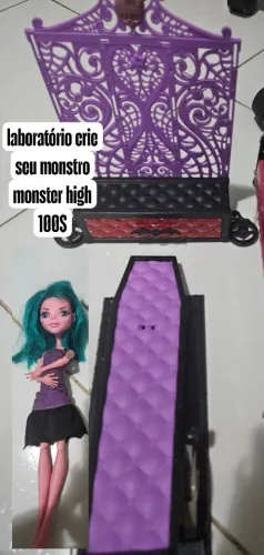 laboratório crie seu monstro monster high