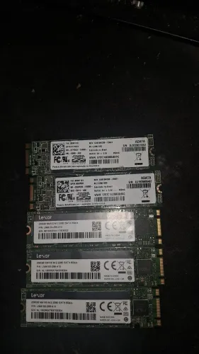 Lote de 5 ssd sata m.2