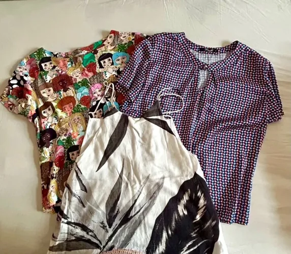 Kit com 3 blusas