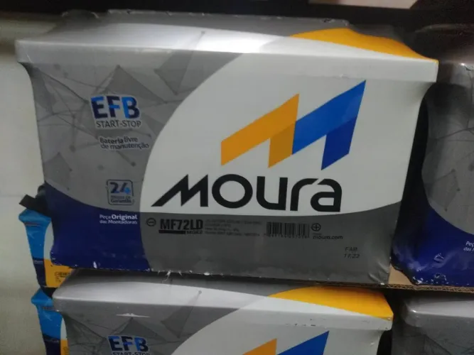 Bateria Moura EFB start stop 72 amperes (NOVA)