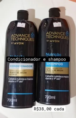 Shampoo e condicionador nutrição completa 700ml cada