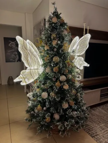 Par de Borboletas Led Natal
