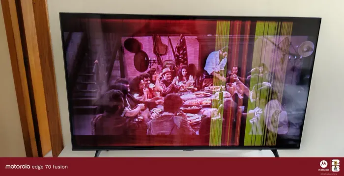 Smart TV Samsung LED 43 polegadas com defeito