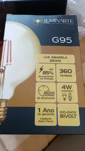 lâmpadas filamento g95