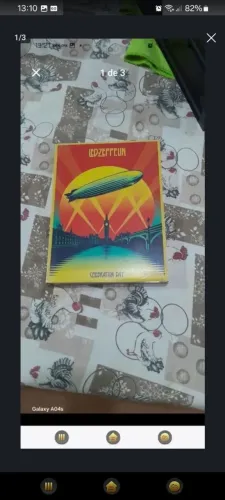 Cd/DVD show lendário da reunião do led Zeppelin 