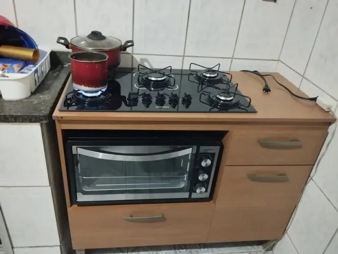 Balcão para fogão Cooktop 4 ou 5 bocas pronta entrega