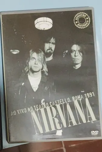 Dvd Nirvana Ao Vivo no Teatro Castello Roma 1991 