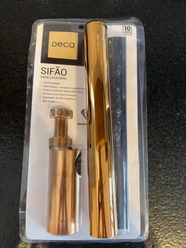 Sifão Deca Red Gold novo