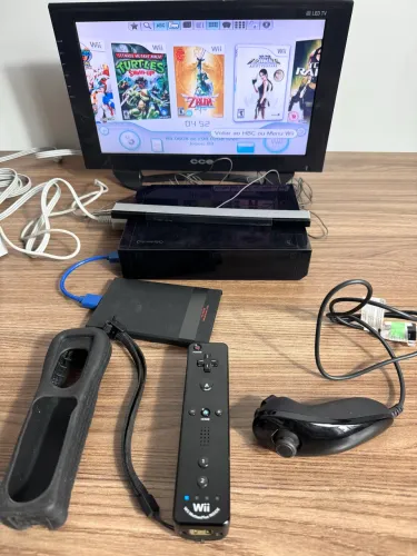 Nintendo Wii com jogos