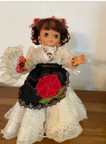 Boneca espanhola flamenca