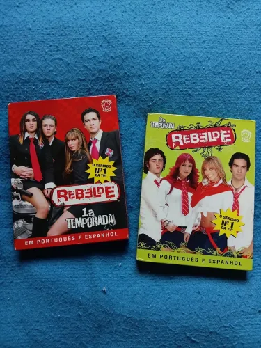 Dvds Temporadas Rebelde 1° e 2°
