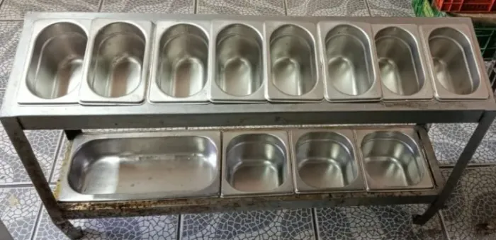 Codimentadeira em inox