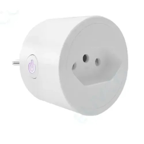 Tomada inteligente Wifi 16A Bivolt padrão brasileiro     Compatível com Amazon Alexa e Ass