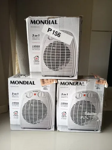Aquecedor Mondial 1500w novos sem uso