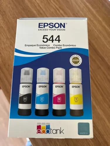 TINTA ORIGINAL EPSON 544 - KIT 4 CORES ECOTANk