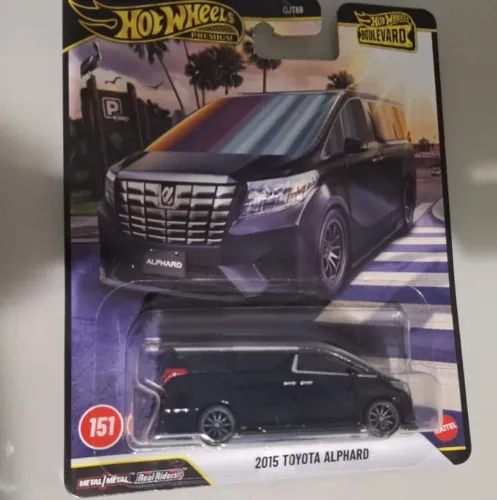 Carrinho hotwheels toyota alphard premium boulevard
