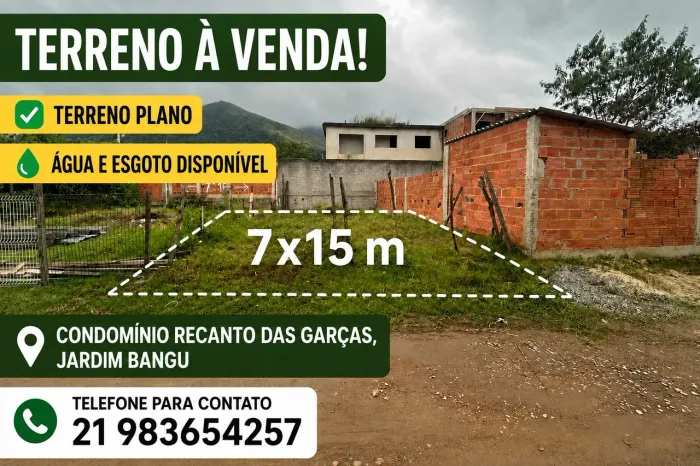 Terreno 7x 15 m