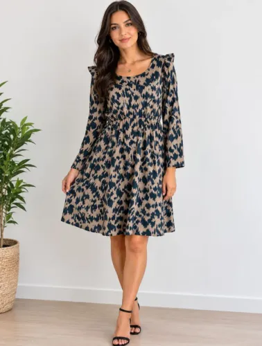 Vestido Shein Manga longa m