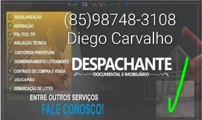 Despachante imobiliário liga 9 87 48 31 08 Diego9989f ITBI inventário DTI SEUMA reurb over