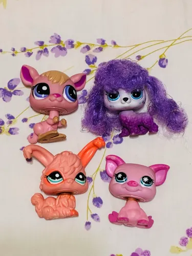 Kit Little Lets Pet Shop LPS (brinquedo tipo Barbie e Monster High)