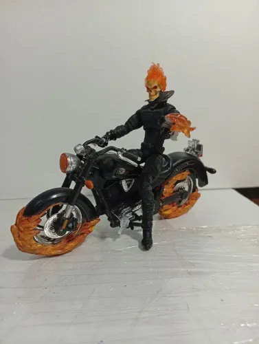 Motoqueiro Fantasma Danny Katch Ghost Rider CUSTOM Marvel Universe 10 cm