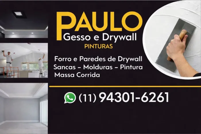 Gesso e drywall 