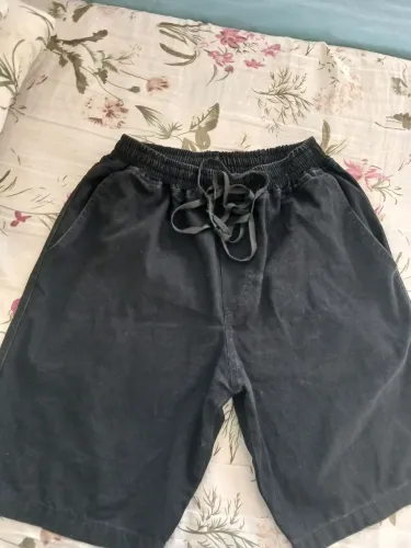 Bermuda Preta Jeans
