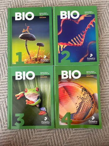 Apostilas completas de Biologia do curso pré vestibular de medicina do Poliedro 2025