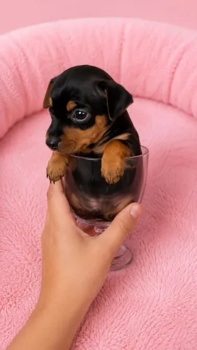 Pinscher fêmea (zerinho) minúscula
