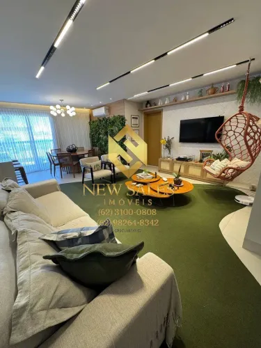Apartamento mobiliado- 3 suítes, 130m², nascente, 2 vagas- Jardim América