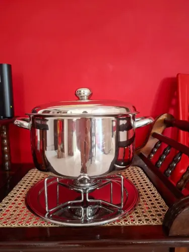 Rechaud Brinox Plátanos 8L Aço Inox 18/10 ? Pouco Usado, Impecável